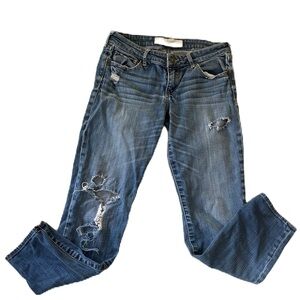 Abercrombie & Fitch Women’s Jeans with Holes. Size 4  waist 27